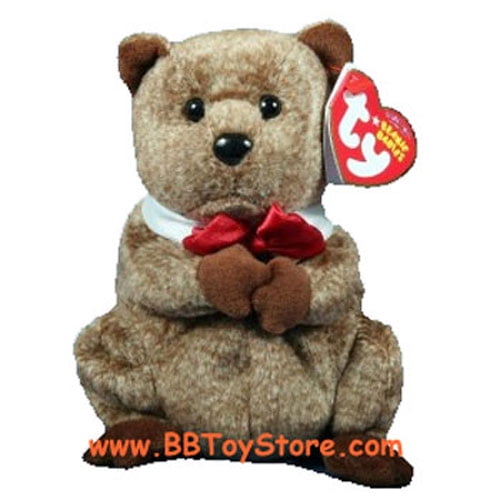 groundhog beanie baby