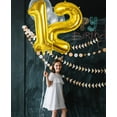 thumbnail image 2 of 40 inch Number Balloon 0-9 Gold Large Number 20 Balloons,Digital Balloons for Birthday Party Celebration Decorations Supplies, Helium Foil Number Balloons for Wedding Anniversary, 2 of 13