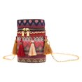 thumbnail image 2 of Bolso bandolera Satchel Tote Mujer Bolso de hombro bordado Bolso bordado para Rojo Yuyangstore Bolso Bandolera Hippie, 2 of 8