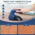 thumbnail image 4 of SIKITUT Fabric Shaver, Rechargeable Lint Remover Shaver, 6-Blades Sweater Shaver, with Electrostatic Brush and 2 Extra Blades, Remove Pilling Fuzz for Clothes, Couch and Blanket, Blue, 4 of 8