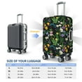 thumbnail image 6 of Xecao Chamomile print Elastic Luggage Cover, with double-sided print , is perfect for travel, business, and daily use, 6 of 9