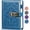 Blue, variant on CTCMSP Diary Password Notebook with Lock,Vintage Refillable Personal Secret Locked Leather Journal for Writing Gift,6.3"x8.5"