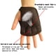 thumbnail image 5 of unbranded Guantes Para Gimnasio Con Tejido Que Absorbe Sudor Y Protección De Palma Sin Dedos Negros, 5 of 8