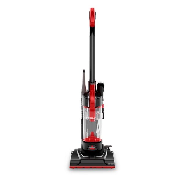 BISSELL CleanView Compact Bagless Upright Vacuum with Scatter-Free Technology, Powerful Suction, Extended Reach, Model 3508T, Red