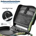 thumbnail image 4 of FORMRS Zipper Binder with Shoulder Strap 2-inch Ring 500 Sheet Capacity File Bag, Art Garden Scene, 4 of 5