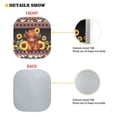 thumbnail image 4 of Kuiaobaty Auto Windshield Sun Shade 28.5" x 25.5" Car Window Sun Shield Blocks UV Rays Exterior Accessories Tribal Highland Cattle Cow Sunflower 2 Pcs for Trucks Sedans SUVs Cars, 4 of 6