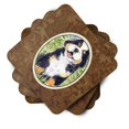 thumbnail image 2 of Carolines Treasures SS8750FC Bernese Mountain Dog Foam Coaster Set of 4 3 1/2 x 3 1/2 multicolor, 2 of 3