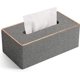 thumbnail image 1 of (Negro) Caja de pañuelos rectangular de mármol, 1 of 5