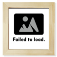 thumbnail image 1 of Picture Failure Display Art Deco Fashion Square Picture Frame Wall Tabletop Display, 1 of 3