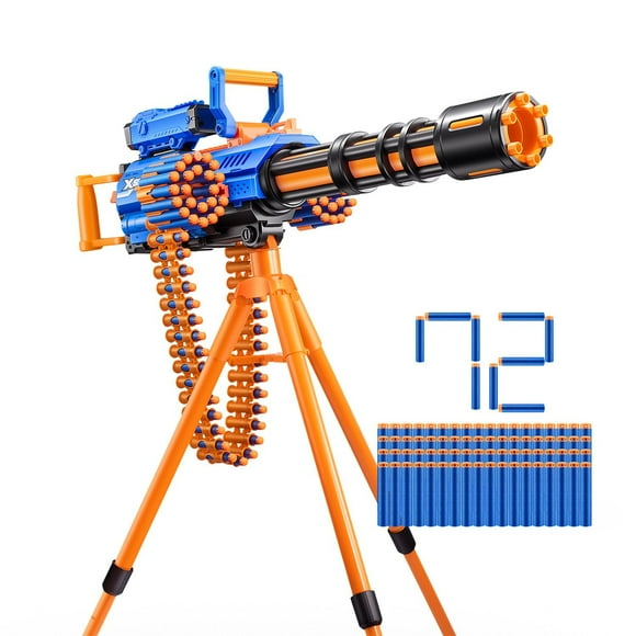 Rage Fire motorisé XSHOT Insanity (72 fléchettes) par ZURU Mousse Blaster pour gamins
