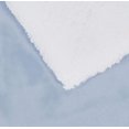thumbnail image 4 of Soft Micromink Sherpa Throw Blanket - Full or Queen, Smoke Blue, 4 of 7
