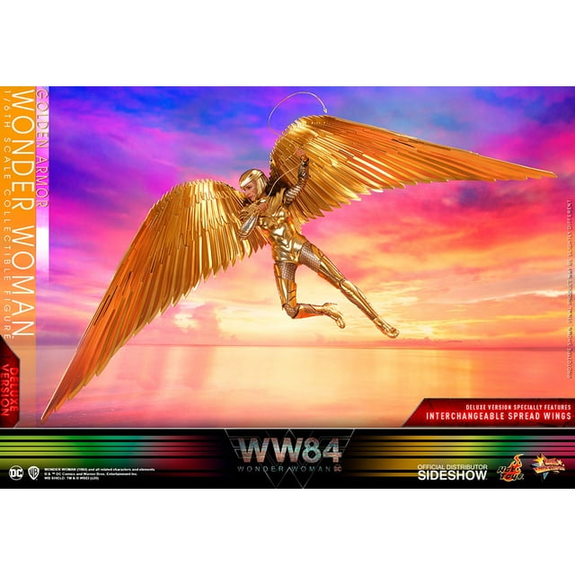 Wonder Woman 1984 12 Inch Action Figure 1/6 Scale Series - Golden Armor Wonder Woman (Deluxe) Sideshow 906348