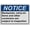 Warning Sign 3, variant on Industrial ANSI Customer Service Policies Sign - 8"x12" Weatherproof Plastic UV Resistant (Backpacks & containers subject to inspection) for Indoor/Outdoor