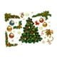 thumbnail image 1 of Pegatinas de pared navideñas, calcomanías, arte, mural, decoración navideña decorativa, papel tapiz de PVC, ventana de vidrio, para cabecero de sala d, 1 of 9