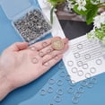 thumbnail image 4 of 200Pcs Stainless Steel Open Jump Rings 12mm Round Jump Rings Keychain Ring Metal Connectors Ring for Jewelry Making and Earring Bracelet Necklace Pendant Accessories 304 Stainless Steel, 4 of 8
