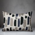 thumbnail image 3 of Creative Products Blue Black Paint Strokes 14x20 Indoor / Outdoor Pillow, 3 of 3