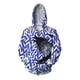 thumbnail image 3 of Sudadera con capucha y cuello redondo informal para hombre, cómoda y moderna, con estampado digital 3D de lobo, 3 of 5