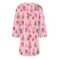 thumbnail image 5 of Peignoirs pour Femmes Peignoir Long Chaud Tendance à Manches Longues d'Hiver Pyjama Robe de Nuit, 5 of 5