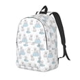 thumbnail image 1 of Easygdp Playful Polar Bear Pals Mochila de Lona Resistente para Laptop, Compatible con Laptops de 15 a 17 pulgadas, Ideal para Escuela, Trabajo y Viajes-Medium, 1 of 5