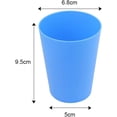thumbnail image 3 of 12 vasos de plástico reutilizables de colores, vasos multicolores de 250 ml para vasos apilables, vasos para niños para fiestas, camping, playa, picnic, cocina, barbacoas, 3 of 5