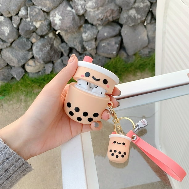 Boba Tea Aliexpress Airpods Case Cute Aairpods 1/2 Case Cover With