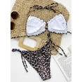 thumbnail image 5 of Frill Trill Halter Neck Bikini Set, 5 of 17
