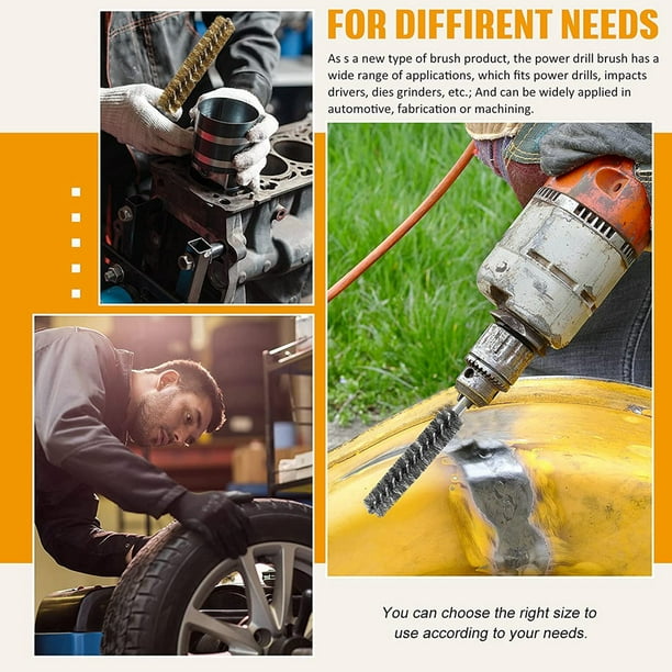 Drill sale rust brush