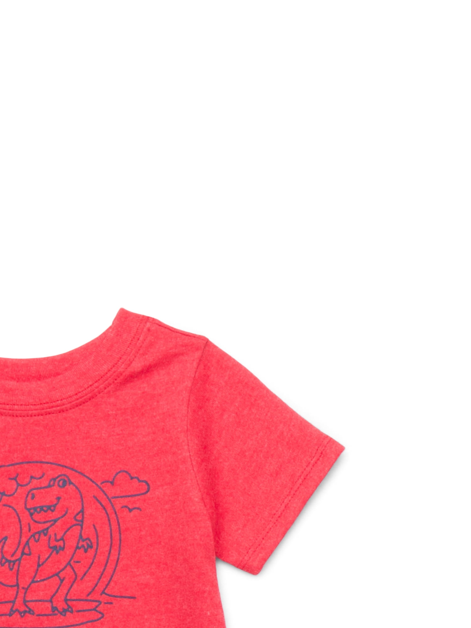 Garanimals Baby Boy Graphic T-Shirt with Short Sleeves, Sizes 0M-24M