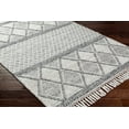 thumbnail image 3 of Hauteloom Rehn Recycled Material Living Room, Bedroom Area Rug - Global - Gray - 8' x 10', 3 of 6