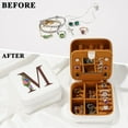 thumbnail image 6 of TINGN Small Travel Jewelry Case, Personalized Initial Travel Jewelry Case Jewelry Boxes for Women Jewelry Organizer, Travel Essentials for Women, 6 of 6