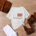 thumbnail image 5 of Fabrcox 1776-2026 250 Anniversary USA Shirt for Women Flag Print Short Sleeve 4th of July Tops for Women Independence Day Celebration Freedom Patriotic Women Tunic Tops, 5 of 7