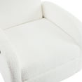 thumbnail image 5 of Christopher Knight Home Modern Upholstered Boucle Glider Recliner with 360 Degree Swivel, Beige, 5 of 10