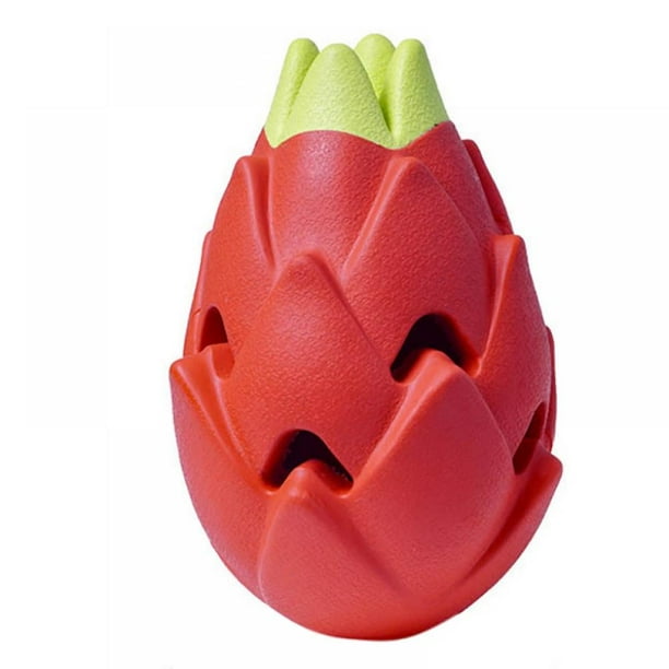 ETOSHOPY Strawberry Dragon Fruit Dog Chew Toy for Aggressive Chewers Durable Tough Toy Treat
