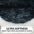 thumbnail image 6 of Bathroom Rugs Black and White Boho Bath Mat, Small Cute Bath Mat Non-Slip Soft Washable Bathmat Shower Rug for Bathtub Boho Decor, 6 of 6