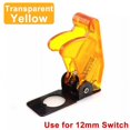 thumbnail image 3 of 5/20 juegos de interruptor basculante SPST de 12 V y 20 A, interruptor LED con cubierta protectora para coche, interruptor de palanca LED con control de encendido y apagado, 3 of 5