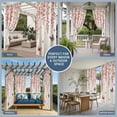 thumbnail image 5 of 1 Panel Outdoor Curtains for Patio Waterproof 54"x108" Butterfly Flower Weatherproof Privacy Outsides Curtains, Farmhouse Vintage Country Pink Floral Grommet Thermal Drapes for Cabana Porch Pergola, 5 of 8