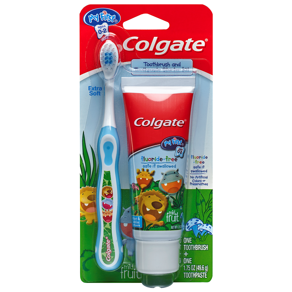 Colgate My First Baby and Toddler Toothpaste and Toothbrush Walmart