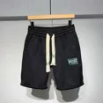 thumbnail image 2 of Pantalones cortos deportivos de baloncesto para hombre, pantalones cortos para entrenamiento, correr, gimnasio, joggers, talla pequeña, Y2k, XL, ropa de calle, pantalones holgados de diseñador, 2 of 5