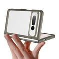 thumbnail image 5 of Allytech for Google Pixel Fold Clear Case, Hybrid Rugged Anti-Yellow Shockproof Hard Shell Back Cover Phone Case for Google Pixel Fold, Gray, 5 of 9