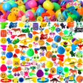 thumbnail image 1 of Huevos de Pascua precargados JOYIN, 144 unidades, con juguetes y pegatinas, 1 of 8