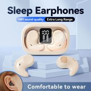 Clearance Under 10$! New Wireless Bluetooth Earphones for Side Sleeping High Sound Quality Digital Display In-ear Mini Earbuds