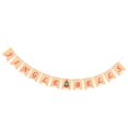 thumbnail image 1 of 1 Pieza Banner Vintage Burlap Bells Suministro De Envoltorio preestablecer De UNA BLESIY Burlap Bunting Banner, 1 of 8