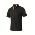 thumbnail image 4 of pstuiky Camisas casuales de manga corta para hombre, Blusa informal de color liso con botones y bolsillos, manga corta y cuello alto para hombre camisetas de hombre s, 4 of 9