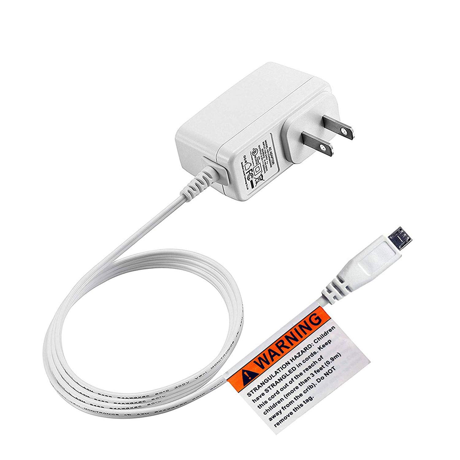 USB 5v Charger Cable Compatible with  Vtech VM343 PU Parent Unit Baby Monitor 