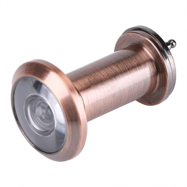 200 Degree Wide Angle Door Viewer with Optical Glass, Zinc Alloy Construction, Privacy Cover, Easy Installation for Home Security