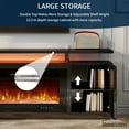 Boyel Living 70" Fireplace TV Console w/ 36" Electric Fireplace, Modern