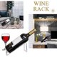 thumbnail image 4 of Estante de Metal creativo para vino tinto, soporte para botella de vino individual, estante de exhibición para el hogar, sala de estar, estante para vino (plateado), 4 of 5