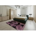 thumbnail image 4 of Ahgly Company Indoor Rectangle Abstract Raspberry Purple Abstract Area Rugs, 6' x 9', 4 of 6
