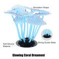 thumbnail image 4 of Soft Silicone Glowing Aquarium Mushroom Coral Aquatic Artificial Coral for Fish Tank Decoration Blue, 4 of 7
