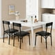 thumbnail image 5 of QinaQin Set de 2 sillas de comedor modernas con asiento de piel sintética y estructura metálica, ideales para cocina, comedor o departamento, 5 of 7